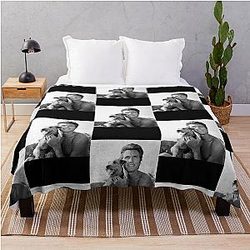 Clint Eastwood Dog Throw Blanket