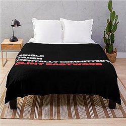 Mentally Committed To Clint Eastwood Throw Blanket → 
Mentally Committed To Clint Eastwood Throw Blanket