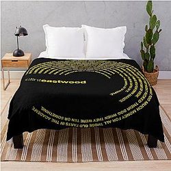 Clint Eastwood Quote Throw Blanket