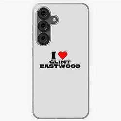 I Love Clint Eastwood Black Font Samsung Galaxy Soft Case
