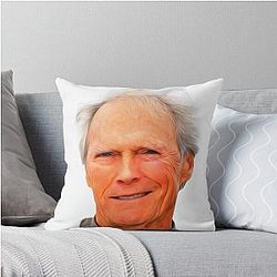 Clint Eastwood Throw Pillow