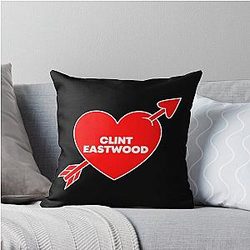 In Love With Clint Eastwood Pillow