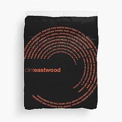 Clint Eastwood quotes Duvet Cover