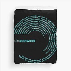 Clint Eastwood Quote Duvet Cover