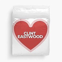 I Heart Clint Eastwood Duvet Cover