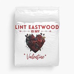 Clint Eastwood My Valentine Duvet Cover