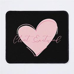 Heart Clint Eastwood Mouse Pad