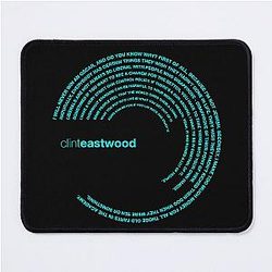 Clint Eastwood quotes Mouse Pad