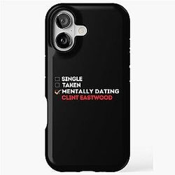 Mentally Dating Clint Eastwood iPhone Case