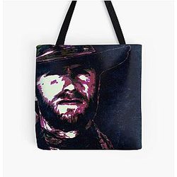 Clint Eastwood Portrait Tote Bag