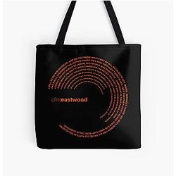 Clint Eastwood quotes All Over Print Tote Bag