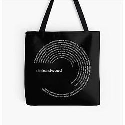 Clint Eastwood quotes All Over Print Tote Bag