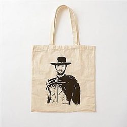 Blondie Clint Eastwood Cotton Tote Bag