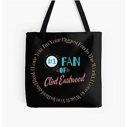 Fan of Clint Eastwood Tote Bag