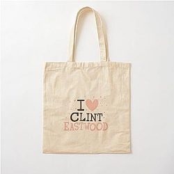 I Love Clint Eastwood Cotton Bag