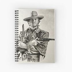 Clint Eastwood Spiral Notebook