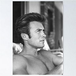 Clint Eastwood Shirtless Poster