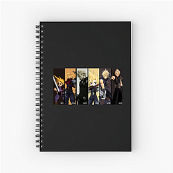 Cloud Strife Merchandise For Fans Cloud Strife Notebook