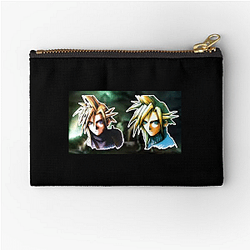 Cloud Strife Signature Cloud Strife Zipper Pouches