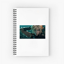 Cloud Strife Merch For Fans Cloud Strife Notebook