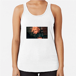 Cloud Strife Fan Art Cloud Strife Tank Tops