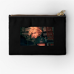 Cloud Strife Fan Art Cloud Strife Zipper Pouches