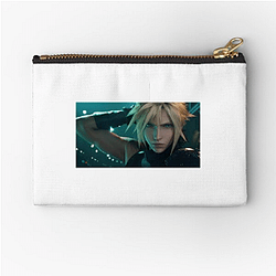 Cloud Strife Merch For Fans Cloud Strife Zipper Pouches