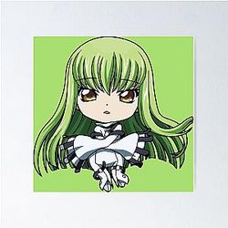 C.C. Code Geass Poster