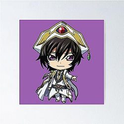 Lelouch Vi Britannia Code Geass Anime Poster