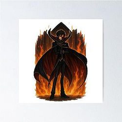 Lelouch Lamperouge from Code Geass Anime Artwork Poster