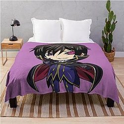 Lelouch Vi Britannia Code Geass Anime Throw Blanket