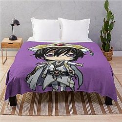 Lelouch Vi Britannia Code Geass Anime Throw Blanket