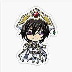 Lelouch Vi Britannia Code Geass Anime Sticker