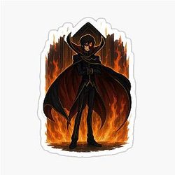 Lelouch Lamperouge from Code Geass Anime Artwork Sticker