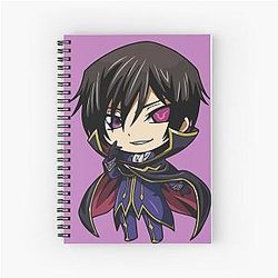 Lelouch Vi Britannia Code Geass Anime Spiral Notebook