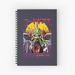 Vintage Retro Code Geass Spiral Notebook