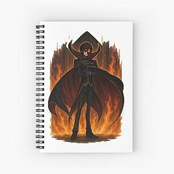 Lelouch Lamperouge from Code Geass Zero Anime Art Spiral Notebook