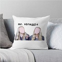 Cody Ko Pillows - Mr Struggle Cody Ko Noel Miller Girl Defined Throw Pillow