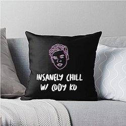 Cody Ko Pillows - Insanely Chill Cody's Podcast Throw Pillow