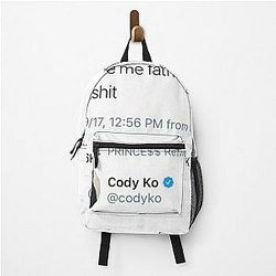 Cody Ko Backpacks - Cody Ko Tweet Backpack
