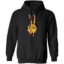 Cody Ko Hoodies - Cody Ko Peace Sign Printed Trendy Hoodie
