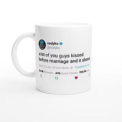 Cody Ko Mugs - Cody Ko Funny Twitter Quote Classic Coffee Mug