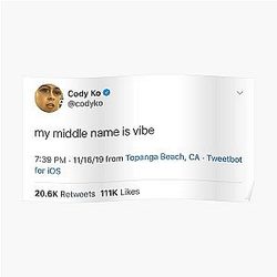Cody Ko Posters - Cody Ko tweet Poster
