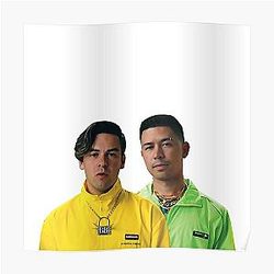 Cody Ko Posters - Cody Ko &amp; Noel Miller Tracksuit portrait Mean Merch Poster