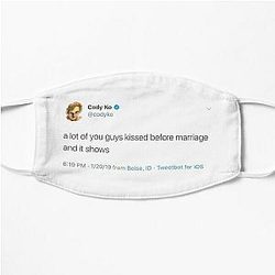 Cody Ko Face Masks - Cody Ko tweet Flat Mask