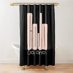 Elegant Feather Shower Curtain