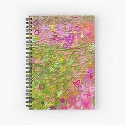 Vintage World Map Spiral Notebook