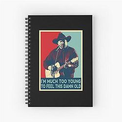 Cody Johnson Country Singer Guitar Vintage Music Poster Notebook