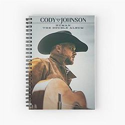 Cody Johnson - Human The Album 2021 Spiral Notebook