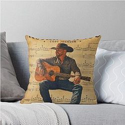 Nothin' on You - Vintage Country Guitar Art (Cody Johnson) Throw Pillow
